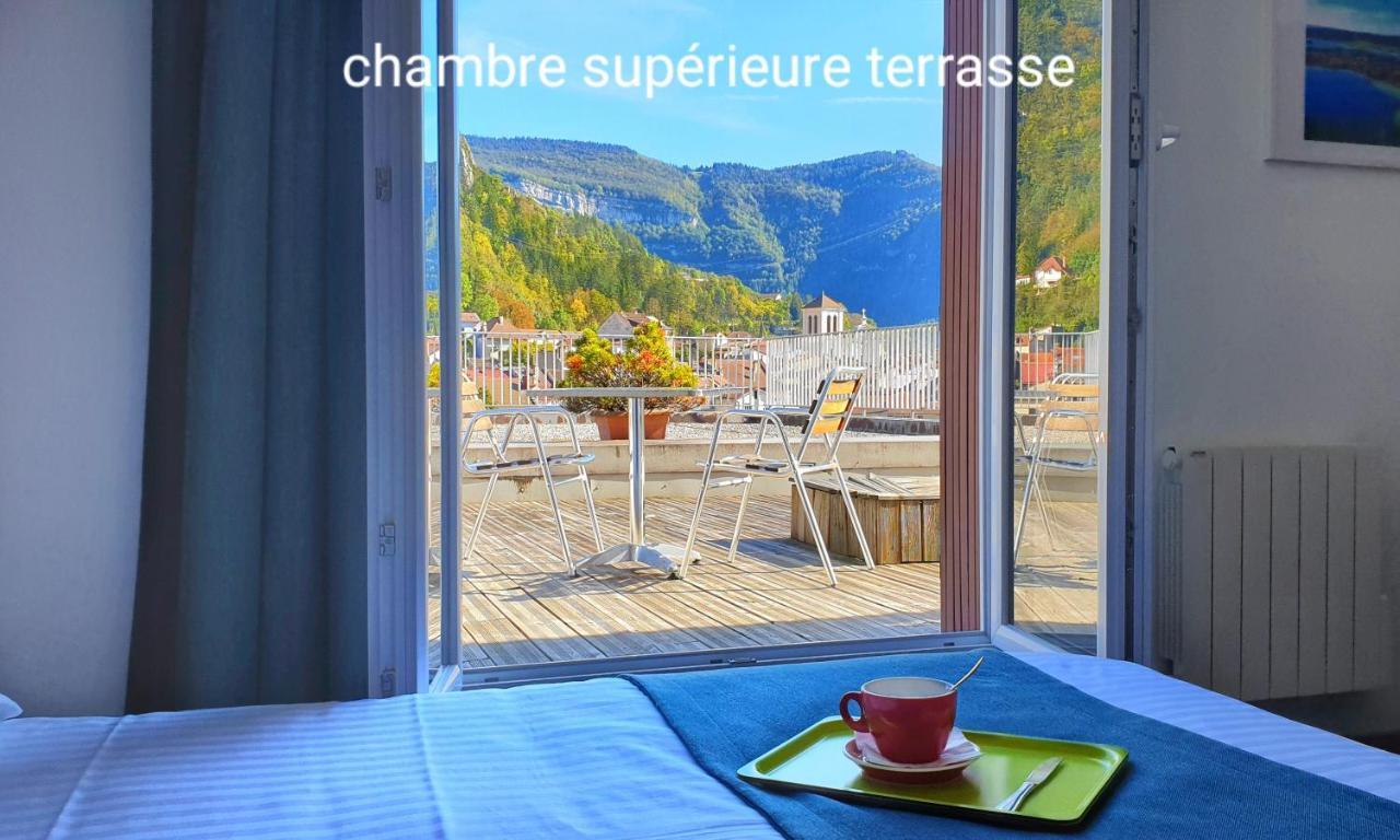 סן-קלוד Jura Hotel Restaurant Le Panoramic מראה חיצוני תמונה